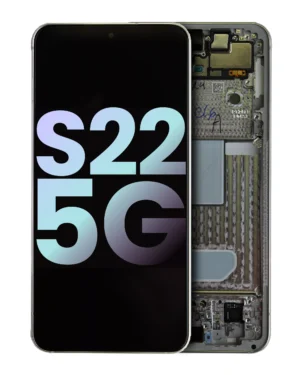 OLED Display With Frame For Samsung Galaxy S22 5G (Service Pack) (White)