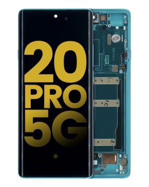 OLED Display With Frame For TCL 20 Pro 5G (Refurbished) (Marine Blue)