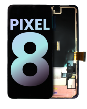 OLED Display With Frame (With Finger Print Sensor) For Google Pixel 8 (Service Pack)